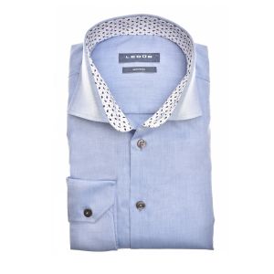 Ledub Modern Fit Shirt - Mid Blue