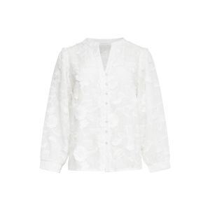 Smashed Lemon - Top Embroidery White