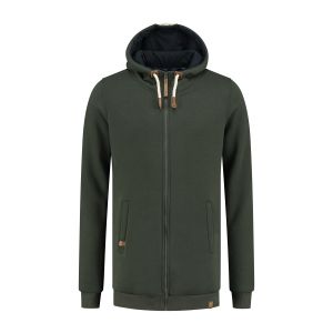 Brigg Sweat Jacket - Tom Dark Green