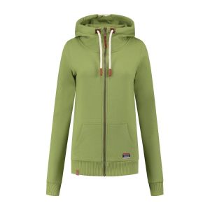Brigg - Sweat Hoodie Cardigan Skadi Lime Green