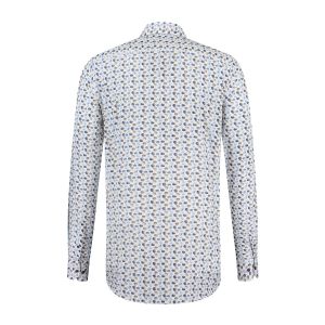 Corrino Shirt - Milano Blue Leaves