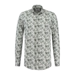 Corrino Shirt - Milano Green Flecks