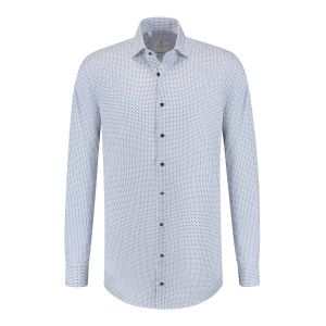 Corrino Shirt - Milano Blue Donuts