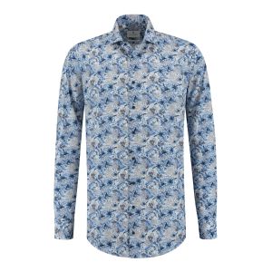 Corrino Shirt - Milano Blue Paradise