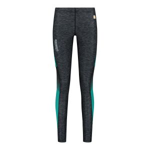 Panzeri Ladies Running Tights - Turbo black/turquoise