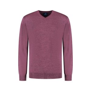 Eden Valley - Sweater Merino V-Neck Violet