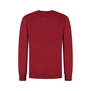 Eden Valley - Sweater Merino V-Neck Red
