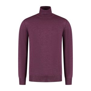 Eden Valley - Sweater Merino Turtleneck Violet