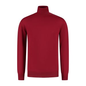 Eden Valley - Sweater Merino Turtleneck Red