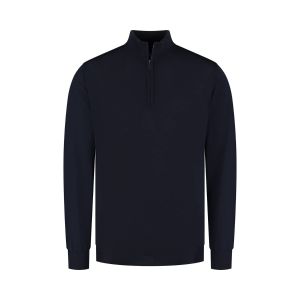 Eden Valley - Sweater Merino Zip Dark Blue