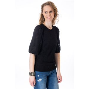 Only M - Top Macrame Black