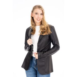 Only M Blazer - Pelle Black