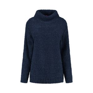 Only M - Turtleneck Bouclet Navy
