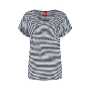 Only M - Top Righe Lino Navy