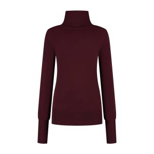 Only M - Turtleneck Basic Bordo