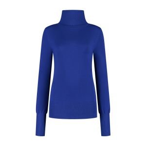 Only M - Turtleneck Basic Kobalto