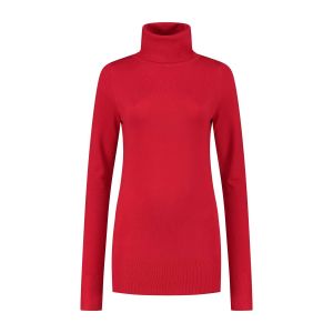 Only M - Basic Turtleneck Sweater Red