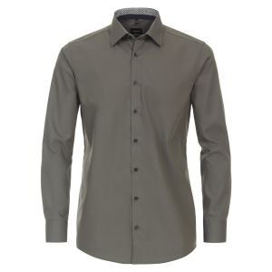 Venti Modern Fit Shirt - Dusty Olive