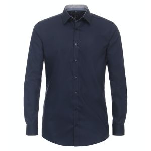Venti Body Fit Shirt - Kent City Navy