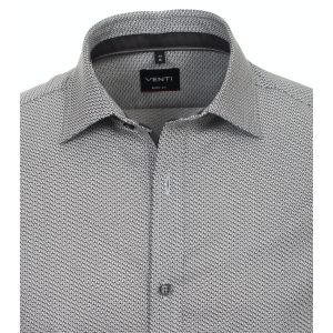 Venti Body Fit Shirt - Pearl Black