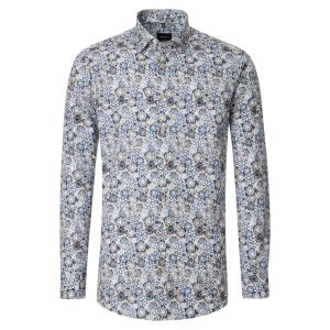 Venti Modern Fit Shirt - Botanic Print