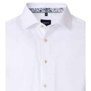 Venti Modern Fit Shirt - Botanic White