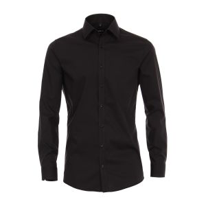 Venti Body Fit Shirt - Black